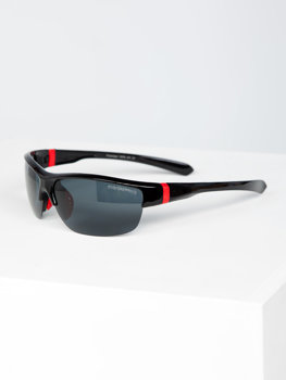 Czarne okulary przeciwsłoneczne Denley PLS6