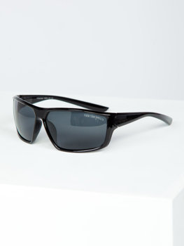 Czarne okulary przeciwsłoneczne Denley PLS7