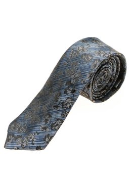 Elegancki krawat męski niebieski Denley K108