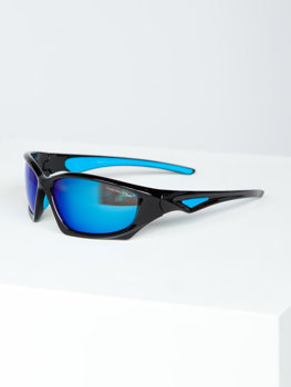 Niebieskie okulary przeciwsłoneczne Denley MIAMI4
