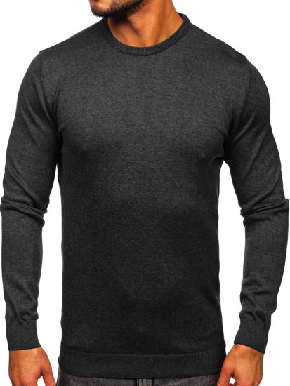 Antracytowy sweter męski Denley 2300