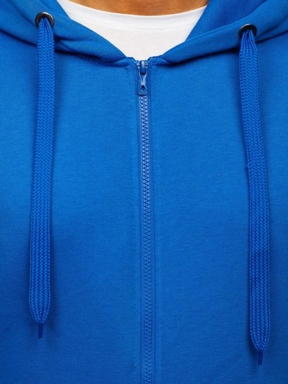 Bluza męska z kapturem jasnoniebieska Denley 2008