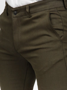 Khaki spodnie chinosy męskie Denley 5000-3