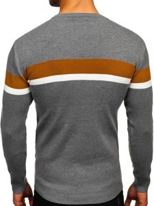 Szary sweter męski Denley H2072