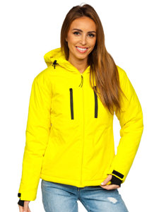 Żółta kurtka zimowa damska sportowa Denley HH012